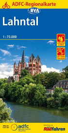 Lahntal ADFC Regionalkarte Radkarte Coverbild 2018
